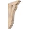 Ekena Millwork Merced Traditional Smooth Bracket, Douglas Fir, 3 1/2"W x 14"D x 26"H BKT04X14X26MRC01SDF - alternate 1